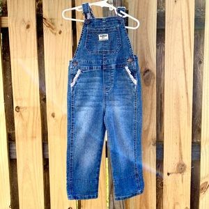 OshKosh B’Gosh VESTBAC Denim Overalls Little Girls 3T